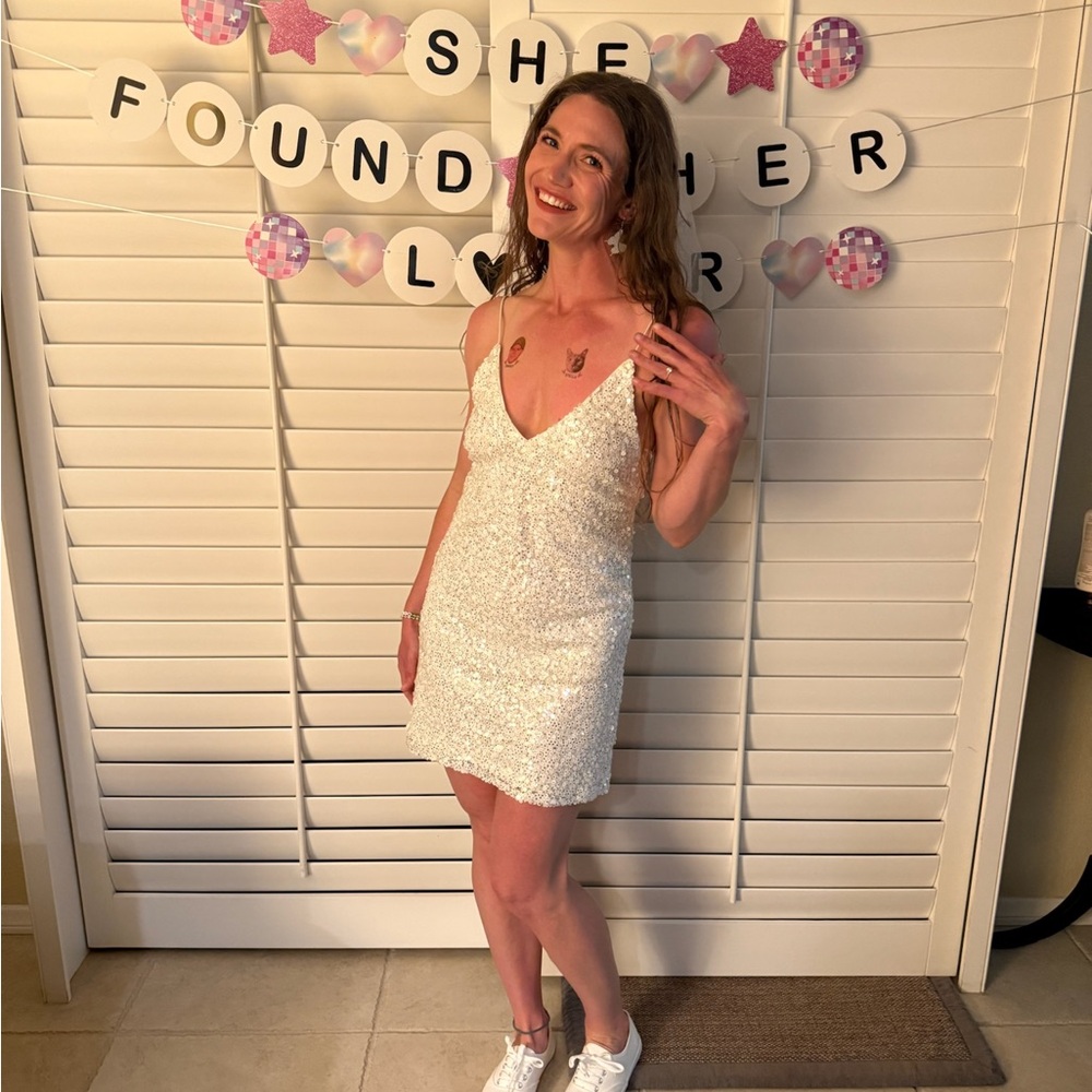 Lulus sequin dress